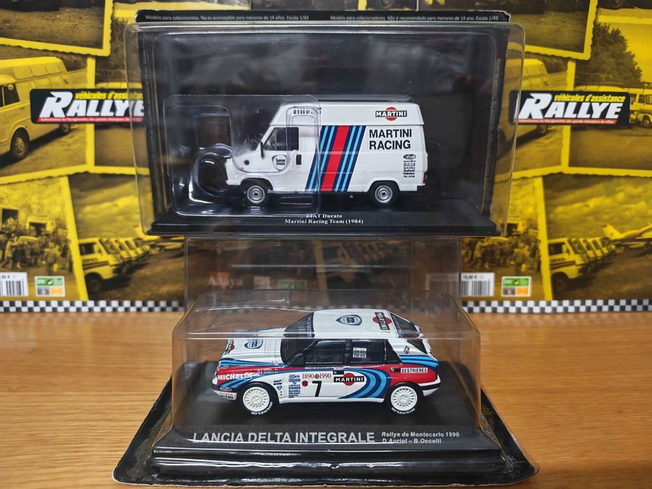 Fiat Ducato + Lancia Delta Integrale - Team Martini Racing Rally 1:43