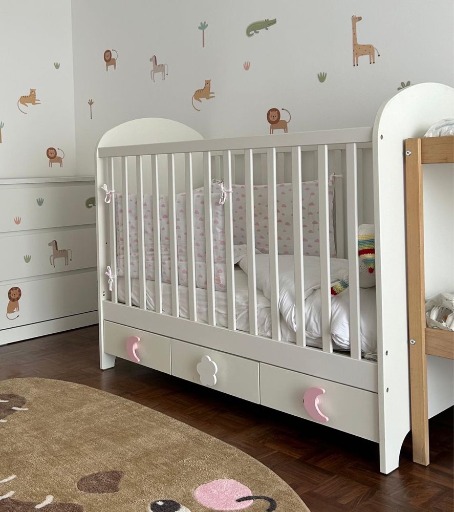 Berço Ikea Gonatt 60*120cm com colchao