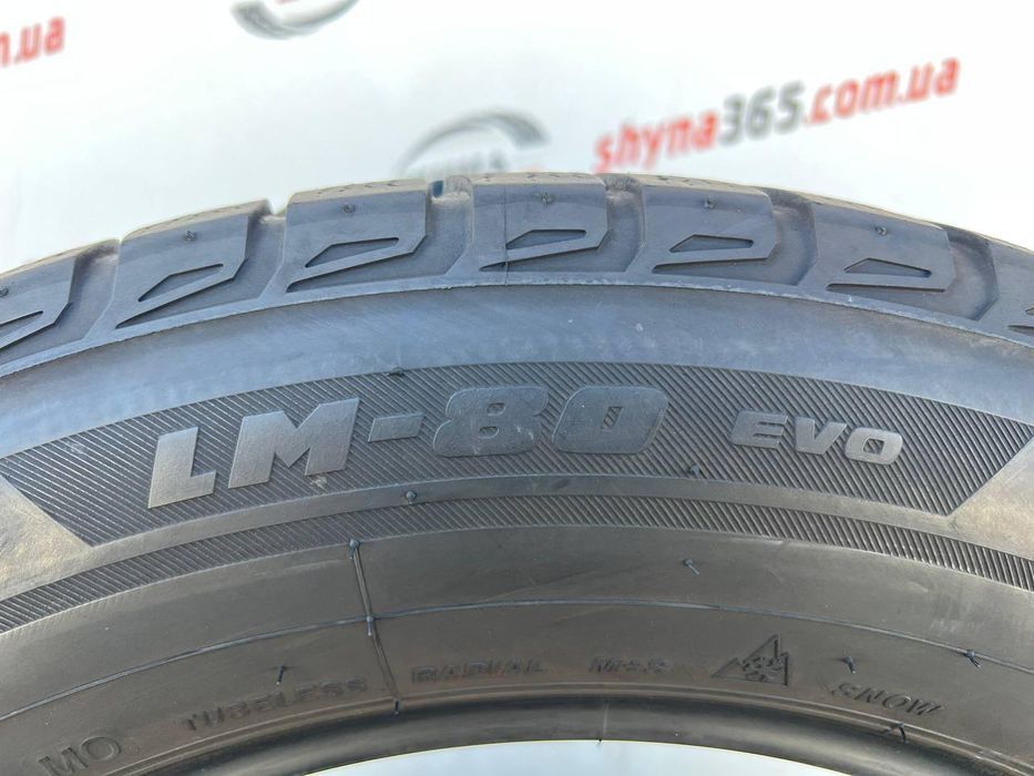 235/60 r18 bridgestone blizzak lm-80 evo 4mm шини бу зима