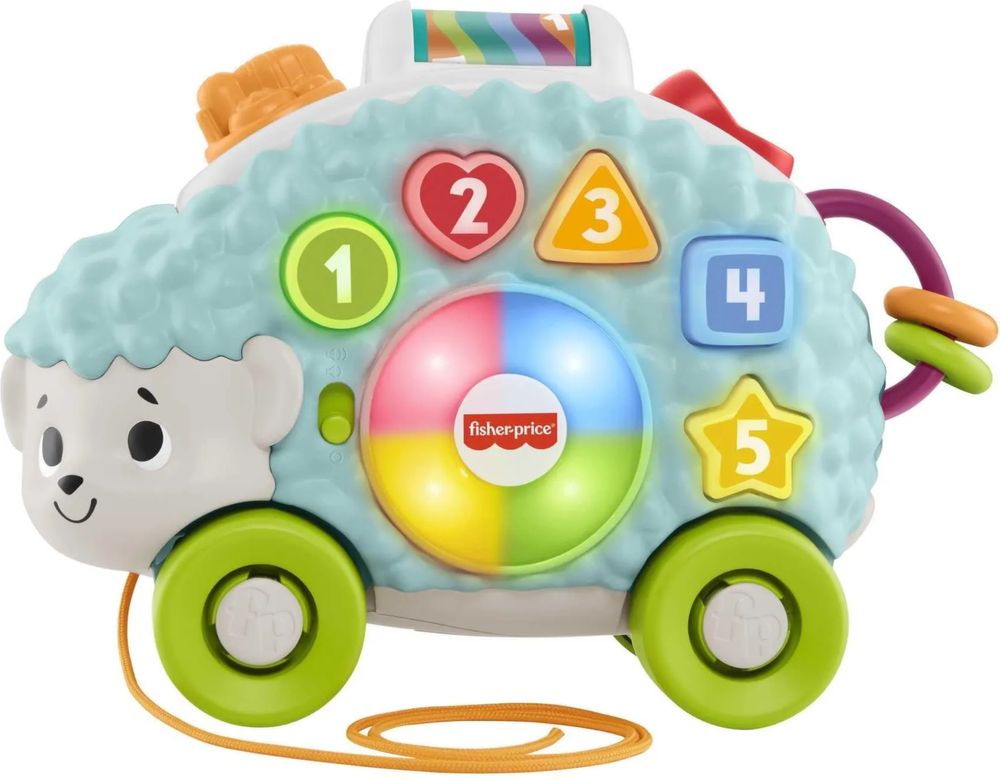 Zabawki fisher price żółw, jeż, panda pingiwn