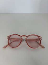 Różowe okulary przeciwsłoneczne