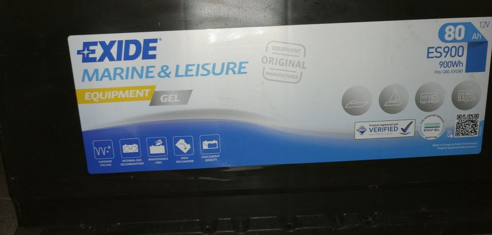 Akumulator Exide 80Ah AGM