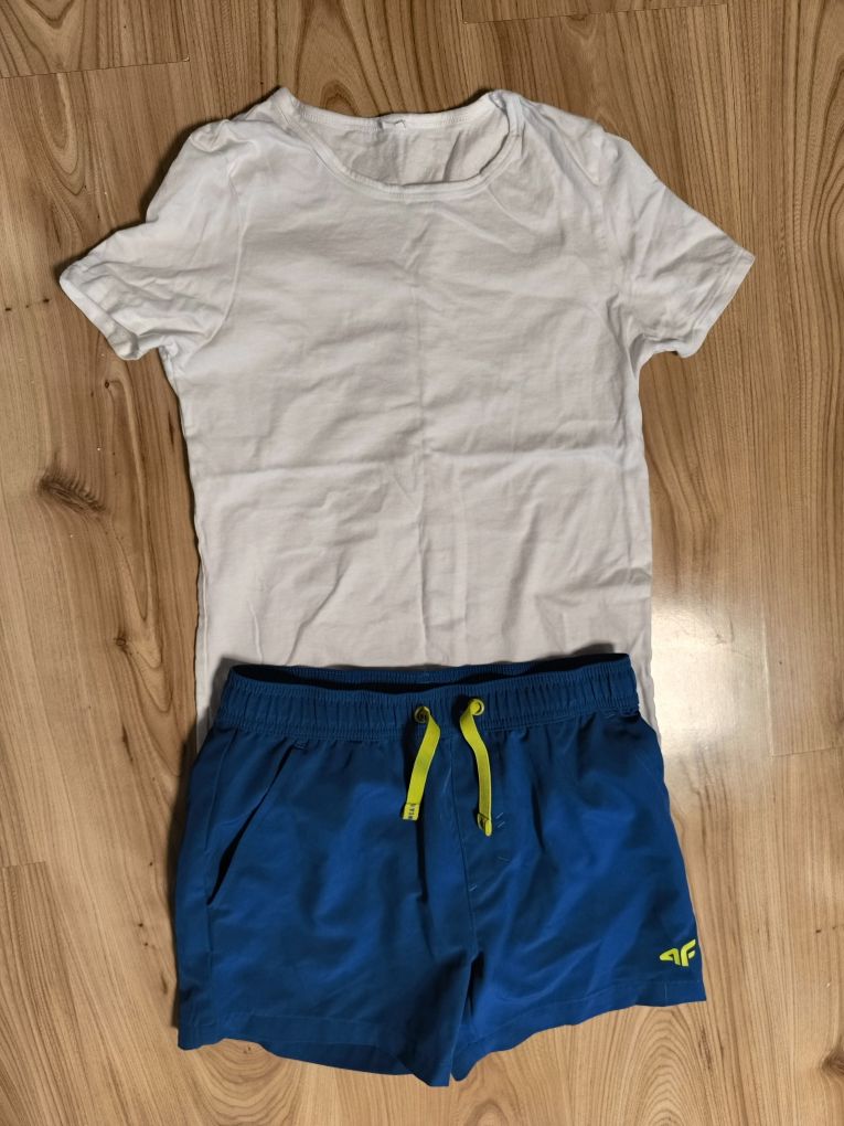 Spodenki sportowe 4F r. 140 szorty kąpielowe, strój na wf