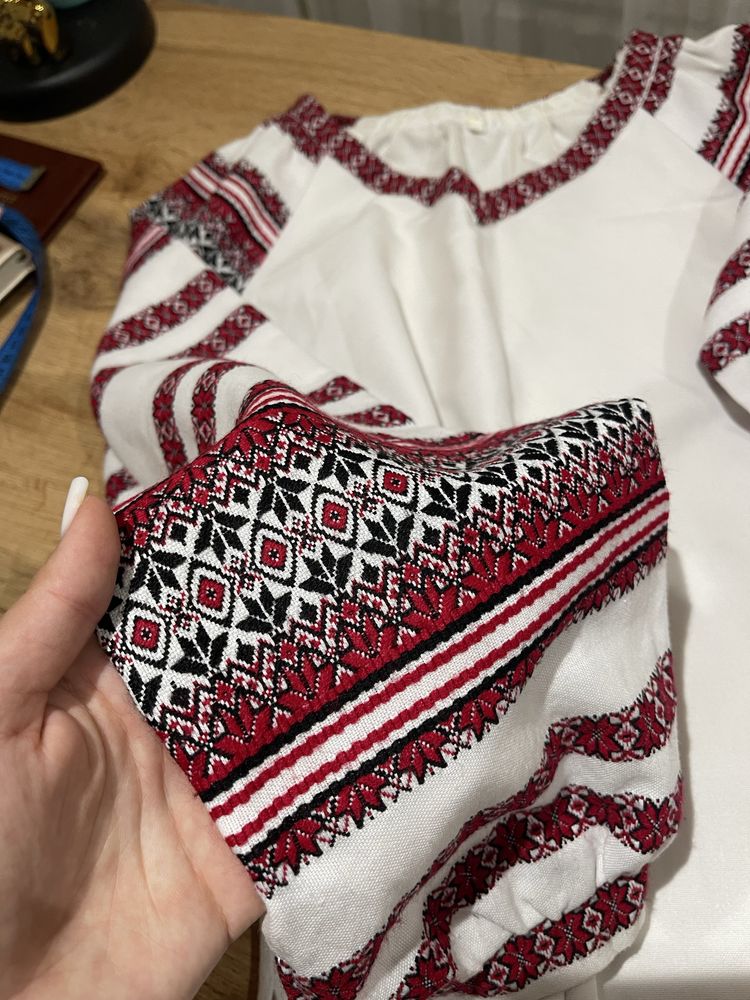 Вишиванка, машинна вишивка