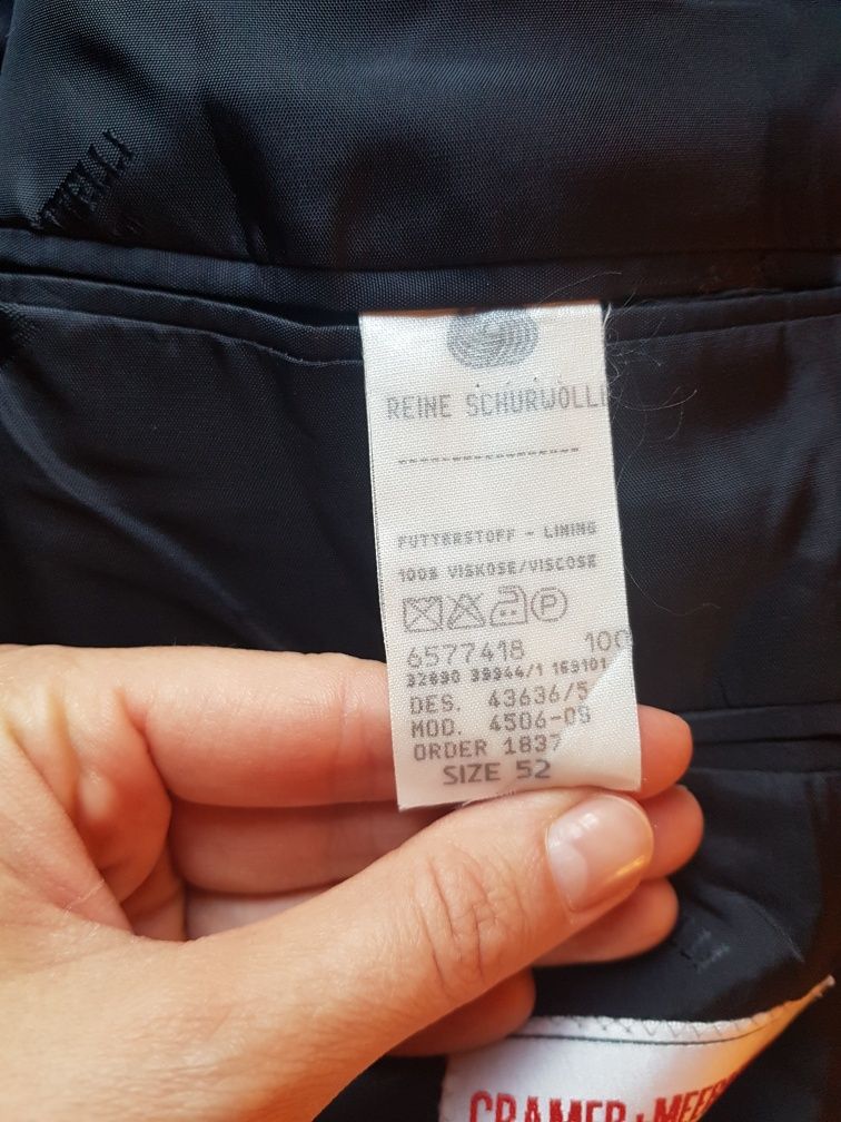 Marynarka dwurzędowa oversize wełna