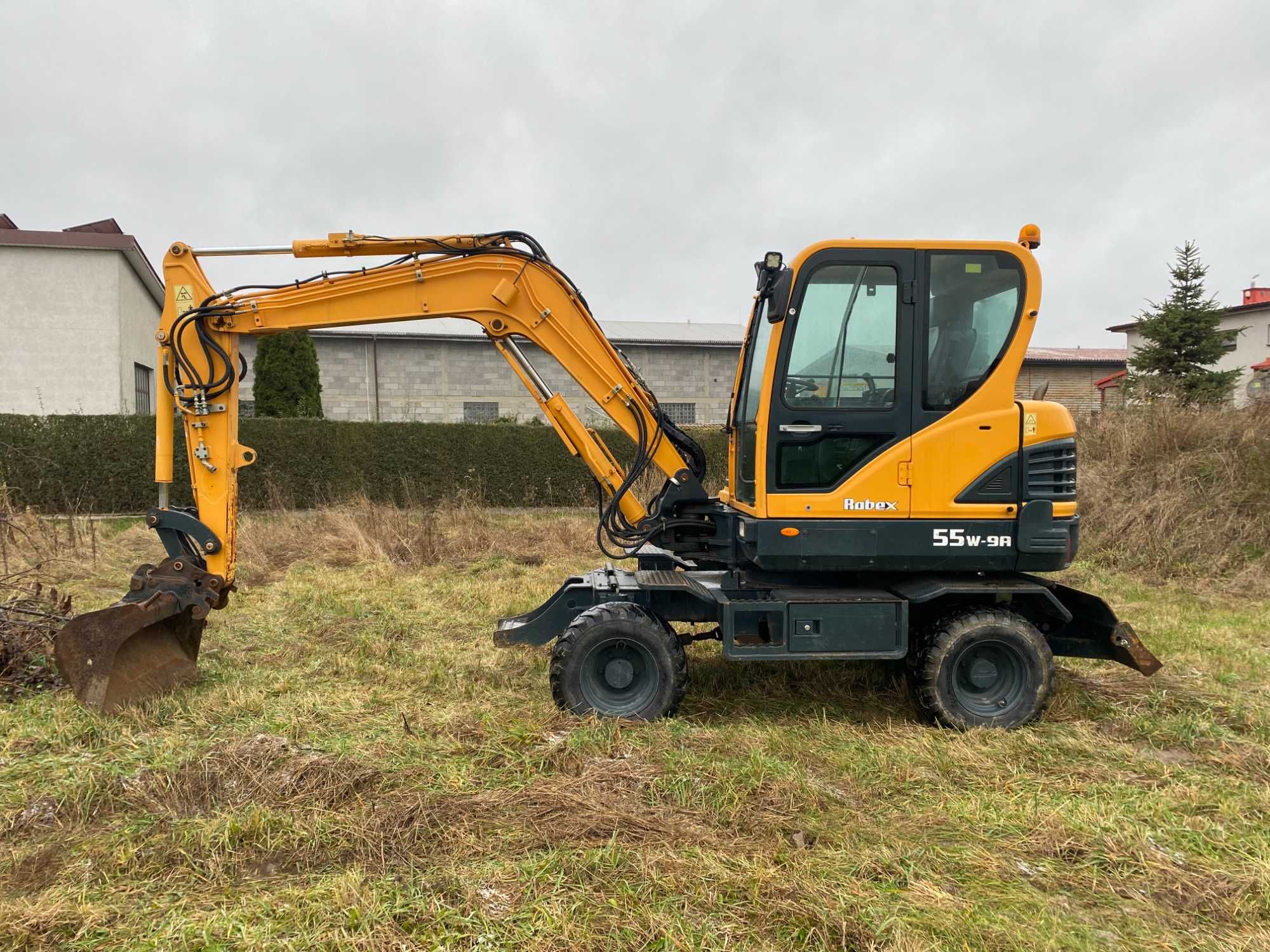 Koparka kołowa obrotowa Hyundai Robex 55W-9A / JCB CAT Terex Wacker /