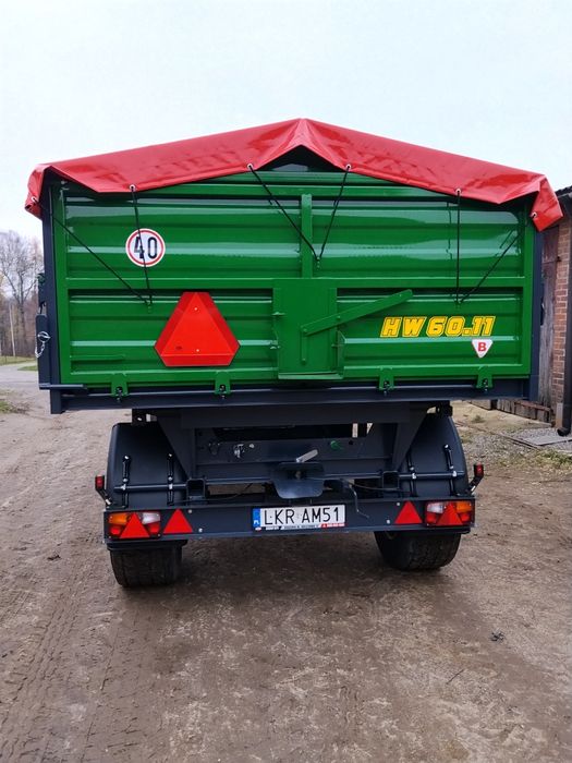 Przyczepa wywrotka na trzy strony HW 6011