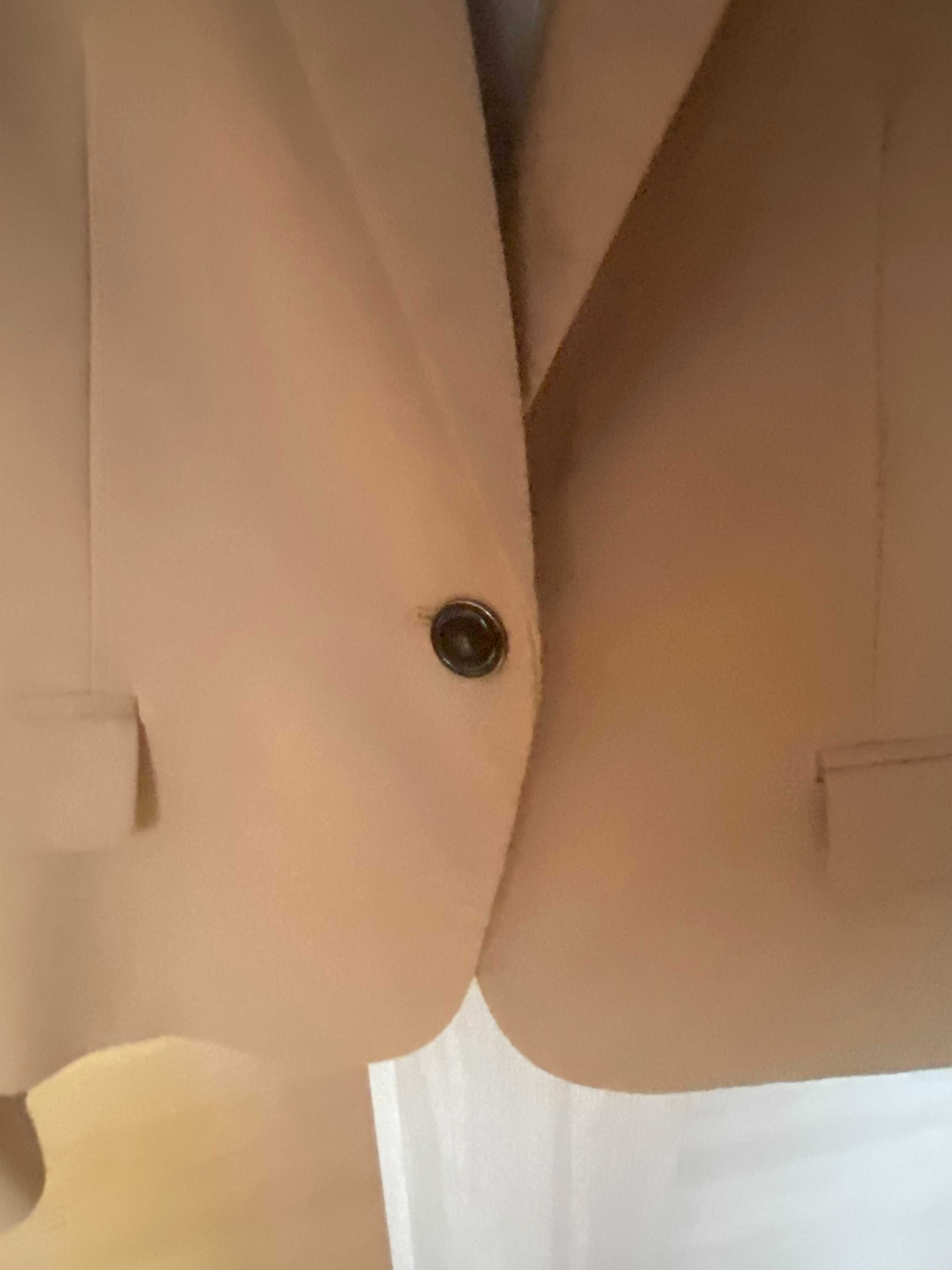 żakiet ZARA krótki S 36  jak nowy beż