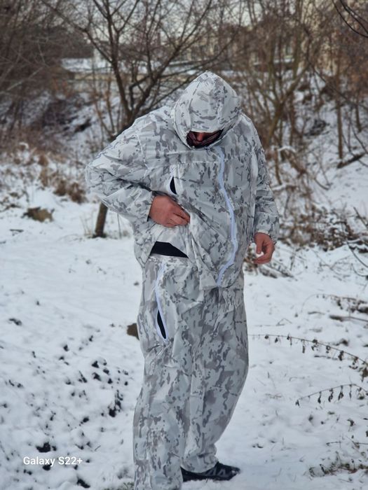 Зимовий маскувальний костюм multikcam alpine, масхалат зимовий