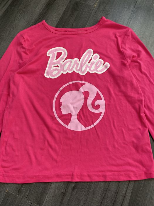 Primark Barbie 8/9 lat 128-134 cm komplet rożowa piżama dziewczęca