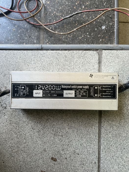 Блок живлення 12V200W