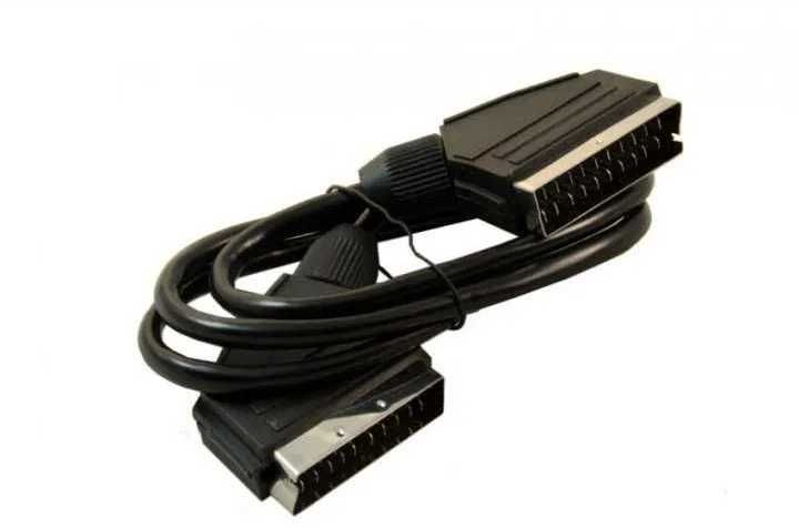 Кабель Scart- Scart 1 метр папа-папа