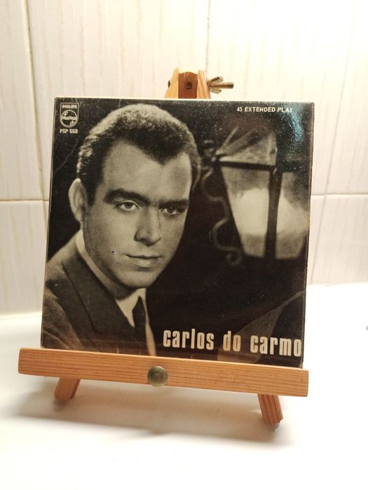 6 Discos de vinil 45 RPM Carlos do Carmo década de 1970