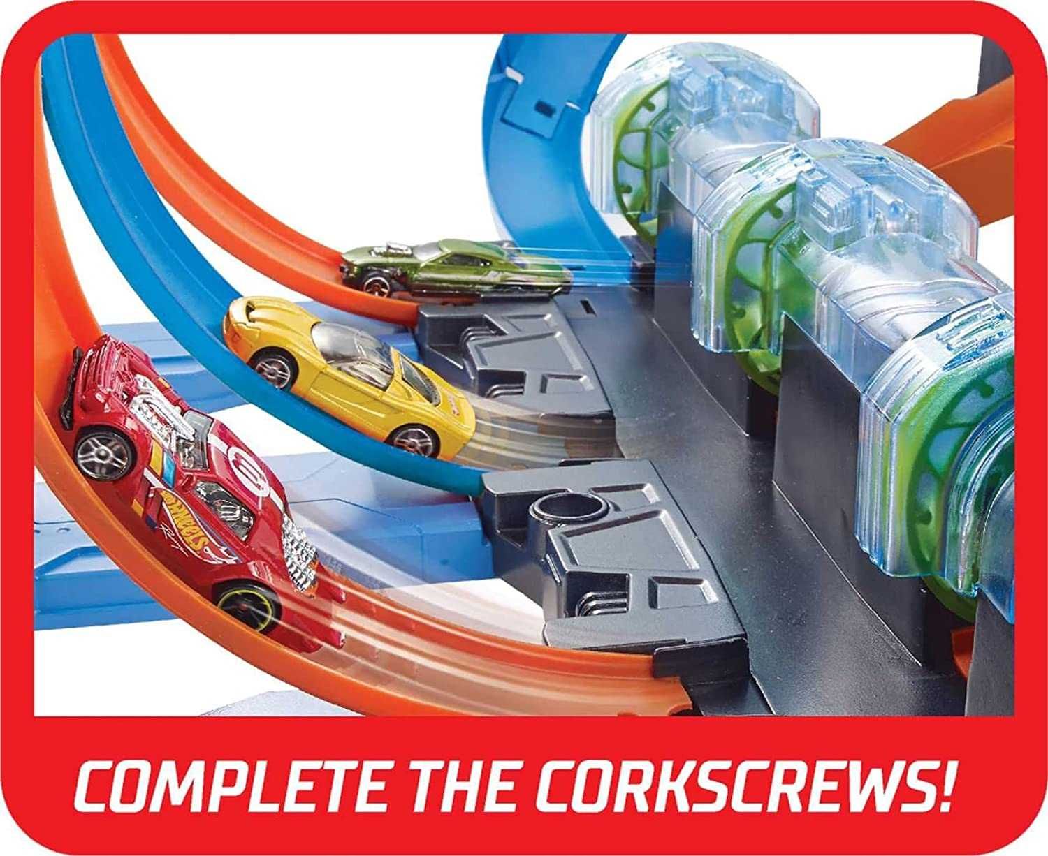 Hot Wheels Corkscrew Crash Track FTB65 Неймовірні віражі Хот Вілс