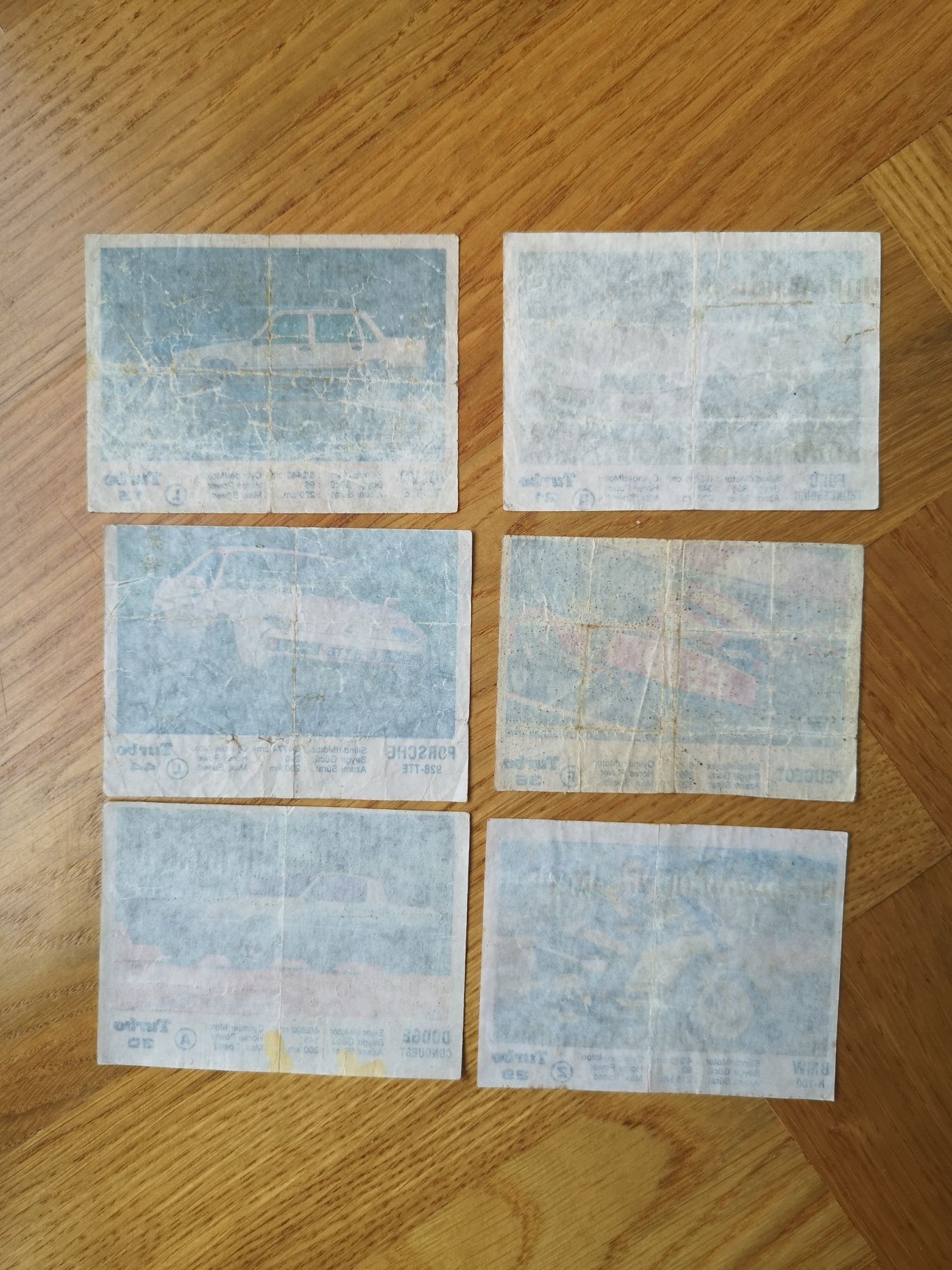 Obrazki Turbo - pierwsza seria 1-50 (rok 1986-88) oryginał