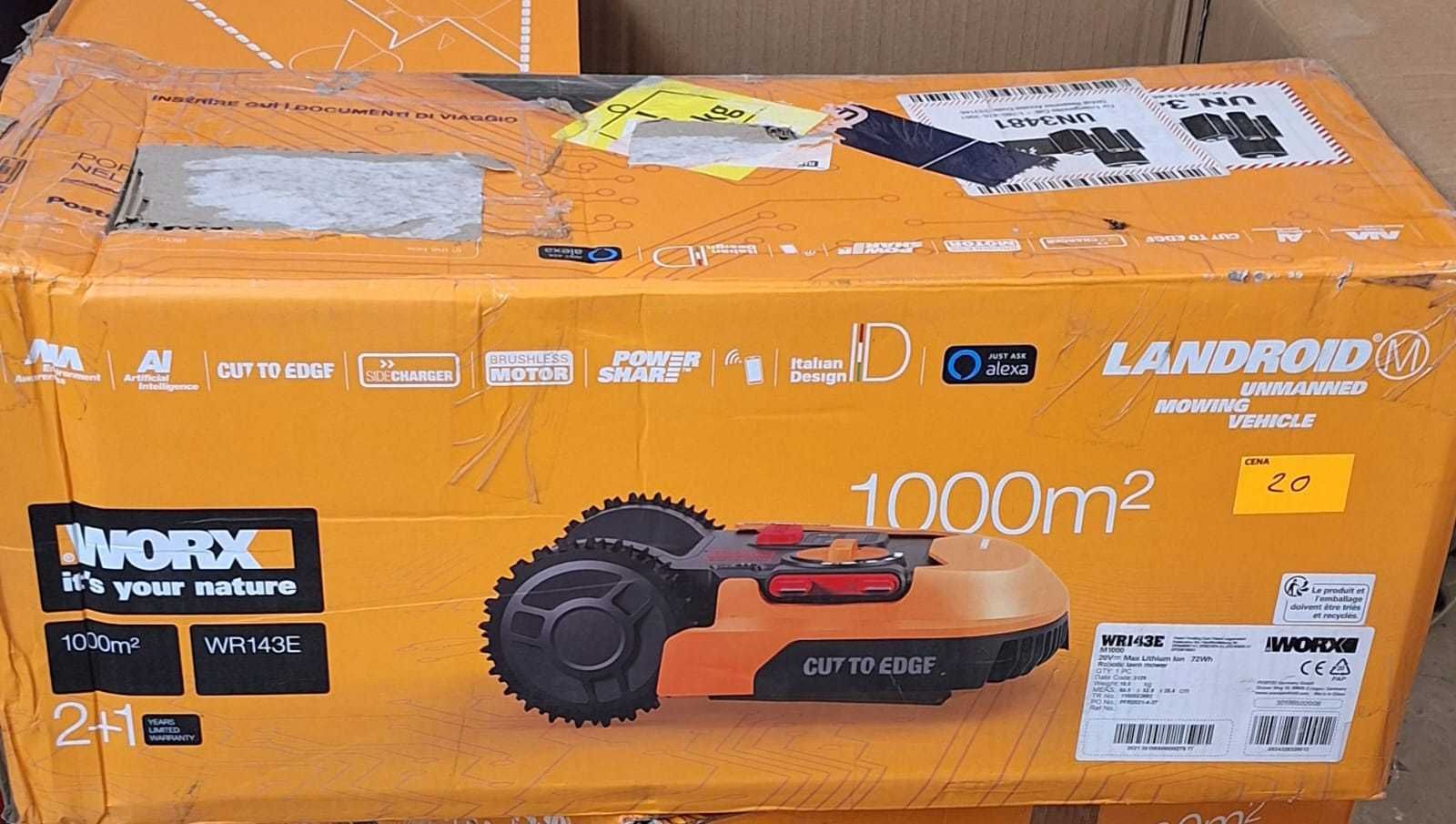 Robot koszący Worx Landroid WR143E, 1000 m2