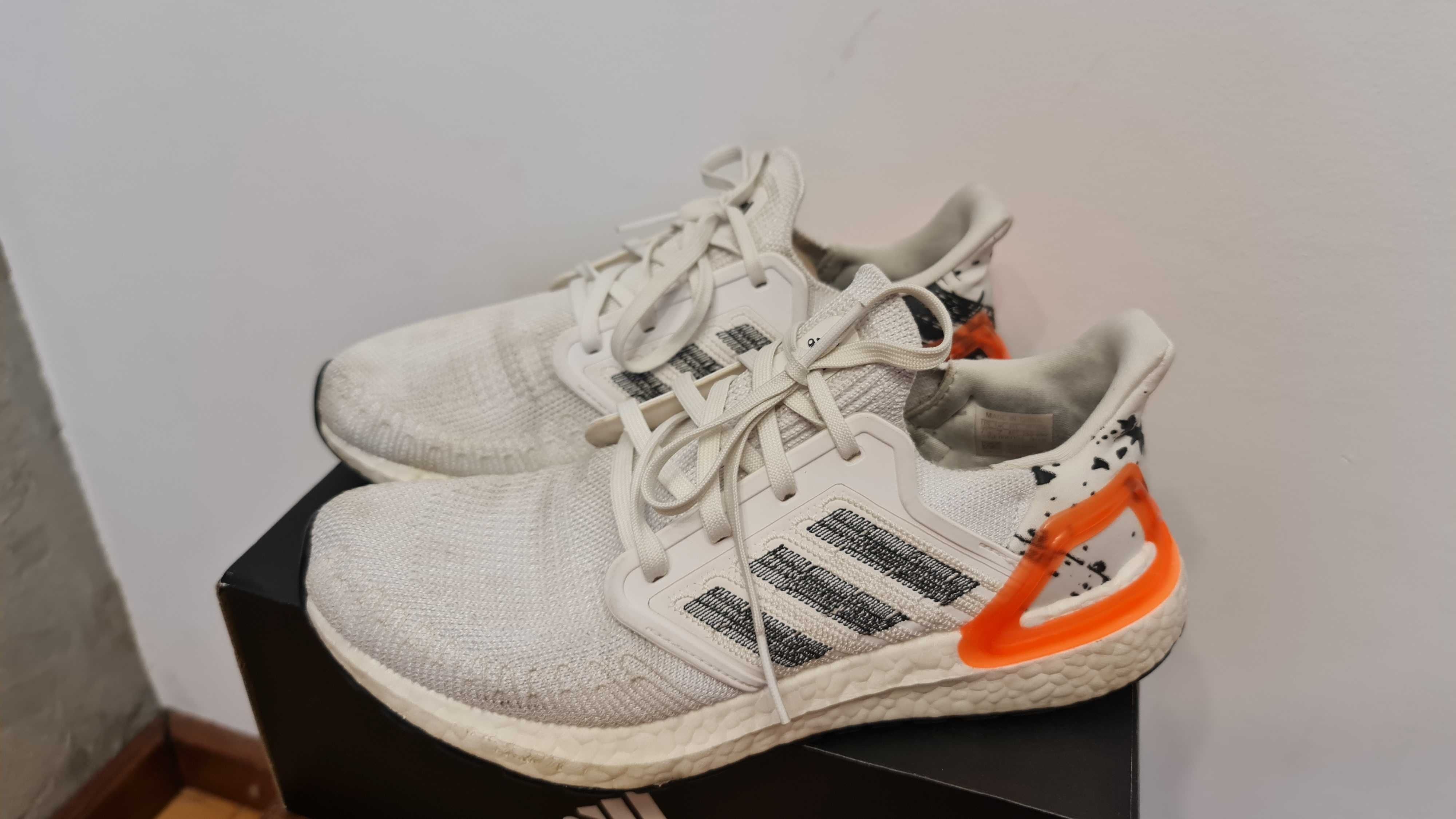 Adidas Ultra Boost 20 Białe Buty Do Biegania roz. 40.2/3