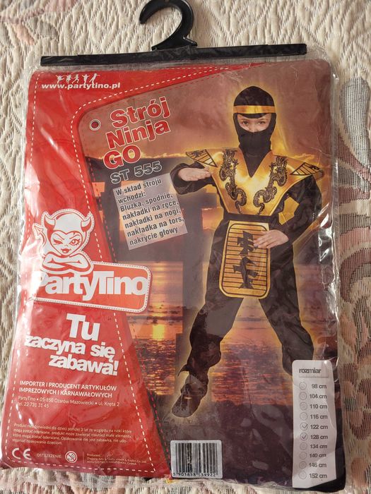 Strój Ninja GO  122-128cm