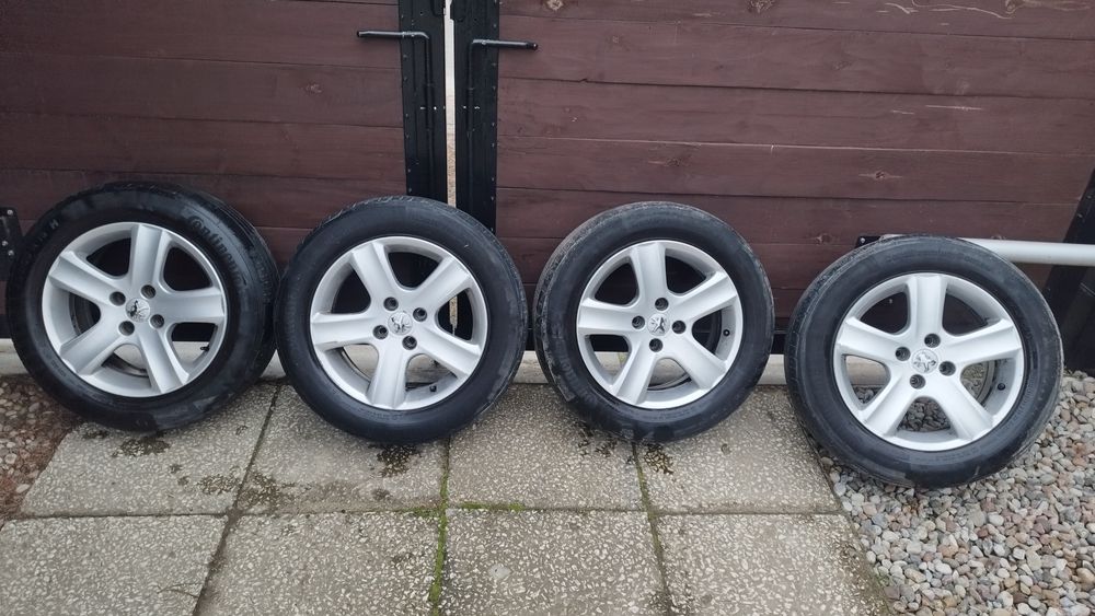 Alufelgi koła peugeot 16 4x108 dekielki, śruby, pilot