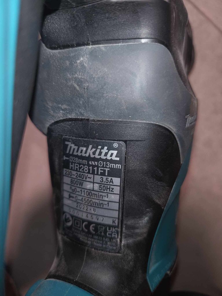 Makita HR2811FT idealna plus wiertła 28sztuk