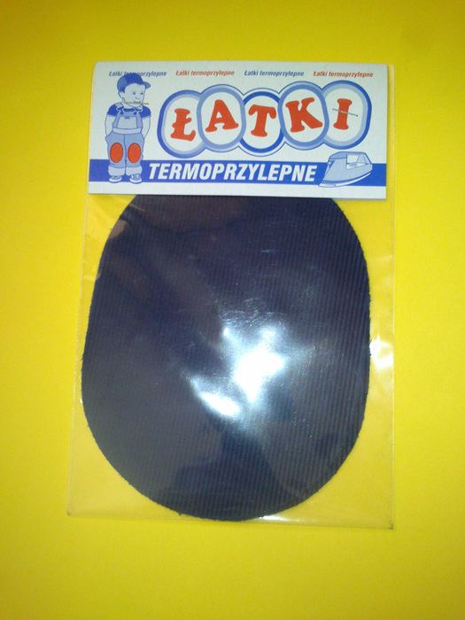 Łatki mikołajki święta ozdoba granatowe termoprzylepne niebieskie napr