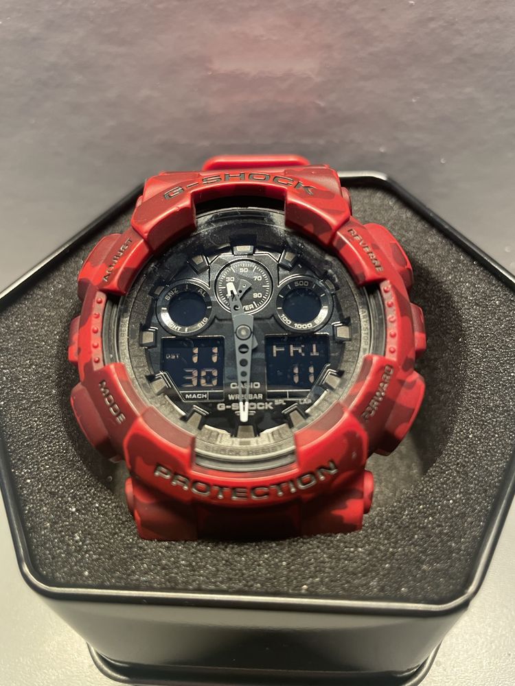 Casio GSHOCK GA-100CM wyjatkiwa kolorystyka