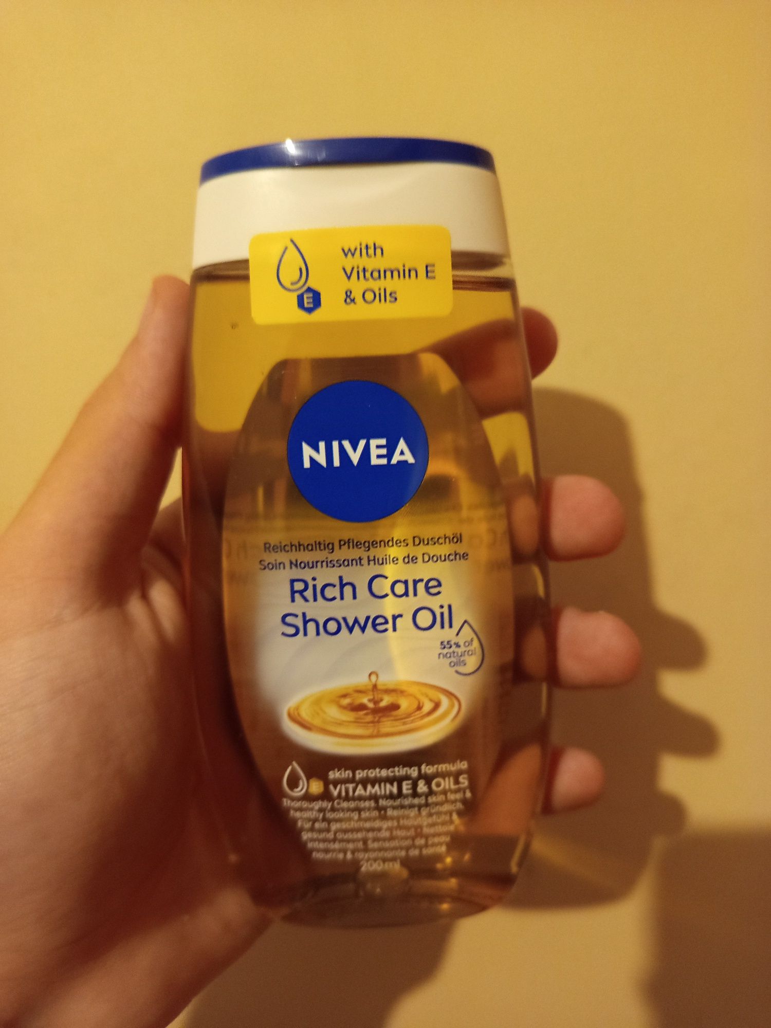 Gel de banho em óleo Nívea