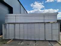 Stoły zalewowe 1,65x5,7m z wkładem aluminiowym, uprawowe, ogrodnicze
