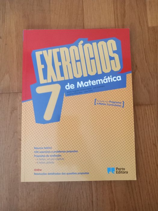 Exercícios de matemática 7 ano porto editora
