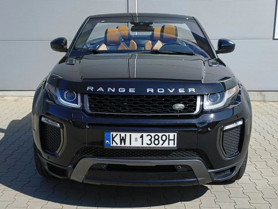 Land Rover Range Rover Evoque Cabrio, sprzedaż lub wynajem, gwarancja, FV 23 %