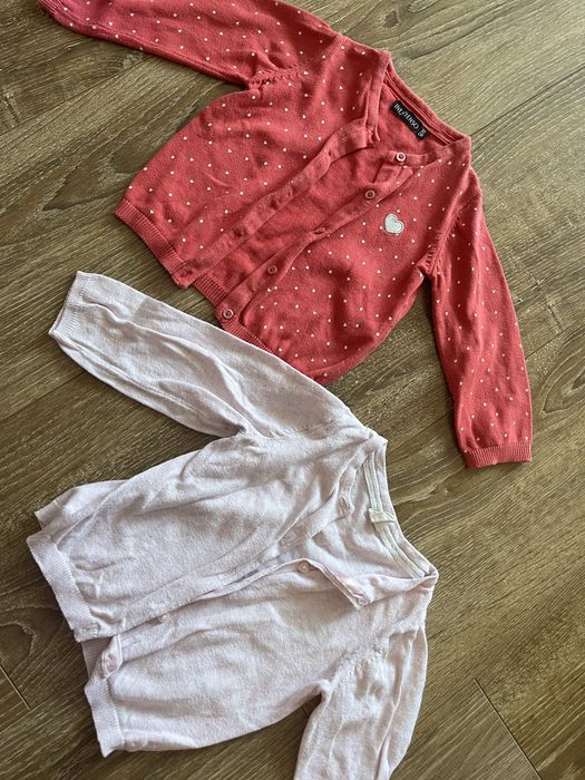 Sweterki na guziki, rozmiar 80