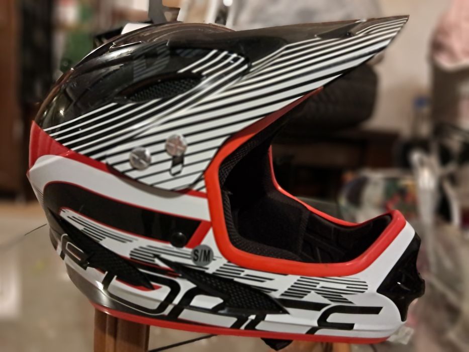 Kask Force Tiger full face downhill MTB S/M – bardzo dobry stan