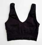 Biustonosz Puma Czarny XS 34 Sportowy Top Stanik