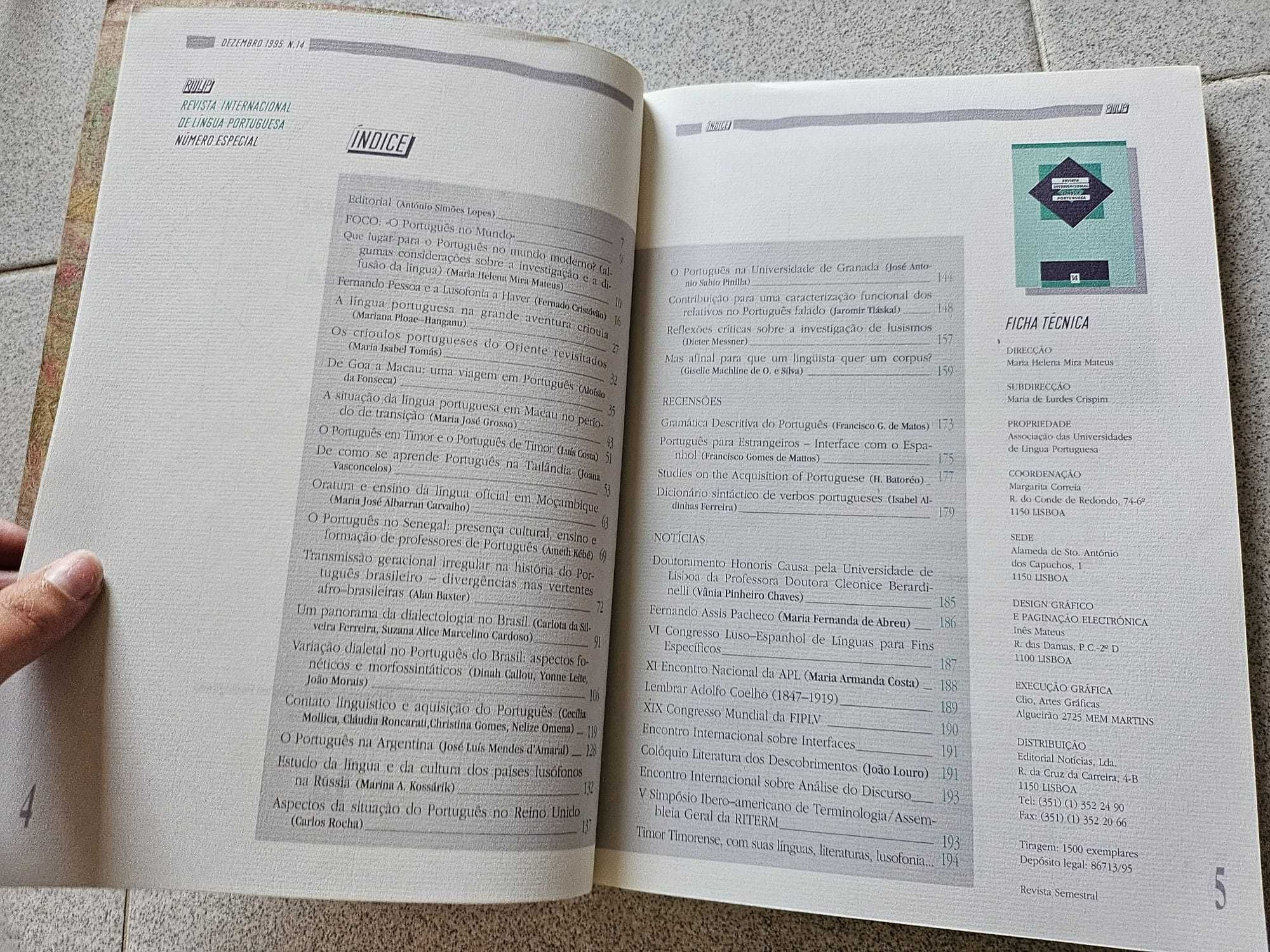 Revista Internacional de Língua Portuguesa 14 (portes grátis)