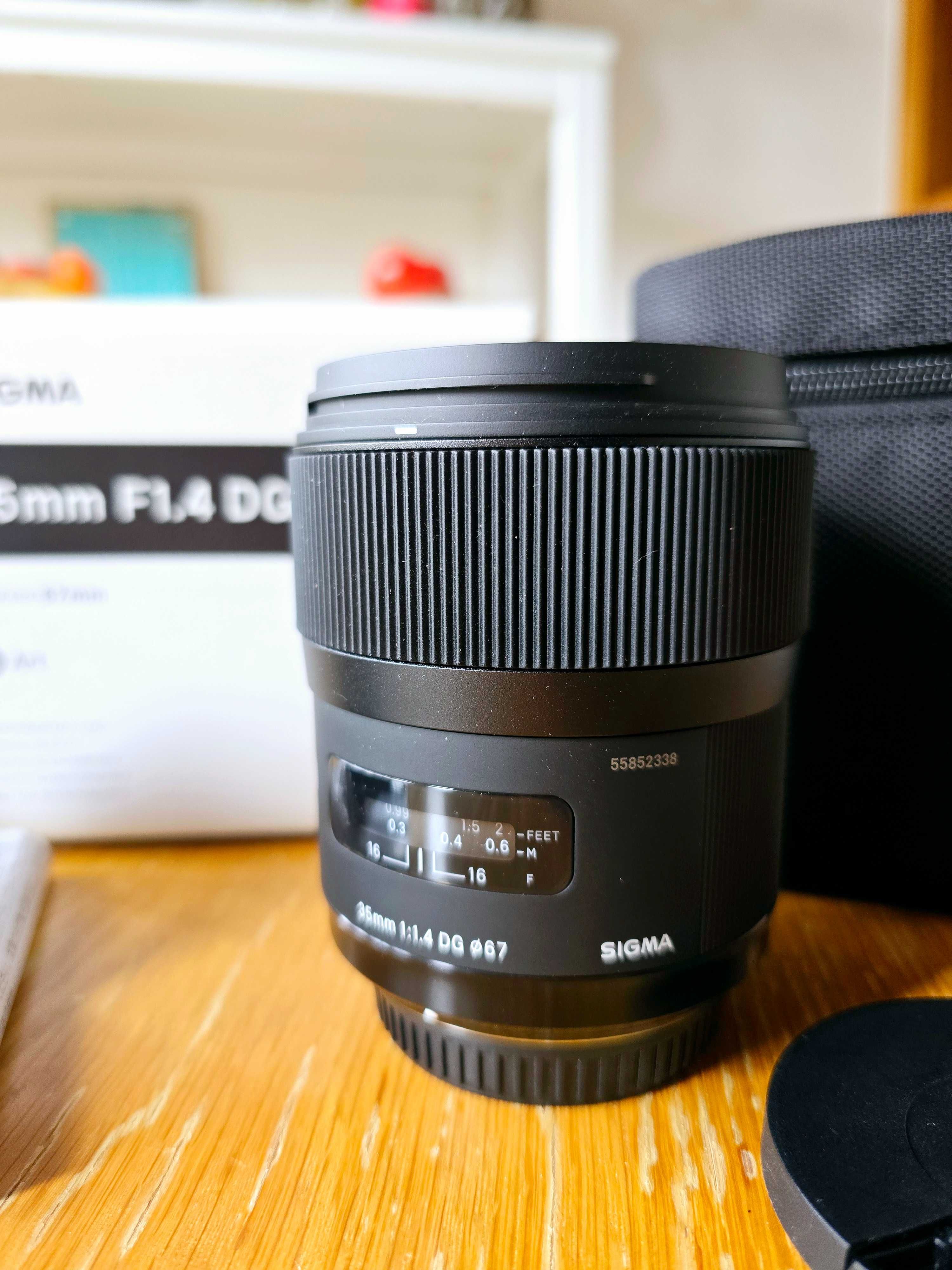 Sigma 35mm f1.4 DG HSM для Nikon F - світлосильний ширококутний фікс