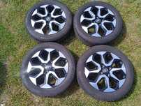 felgi aluminiowe 4x100 Toyota Aygo Citroen C1Peugeot 108 Opony lato 7mm