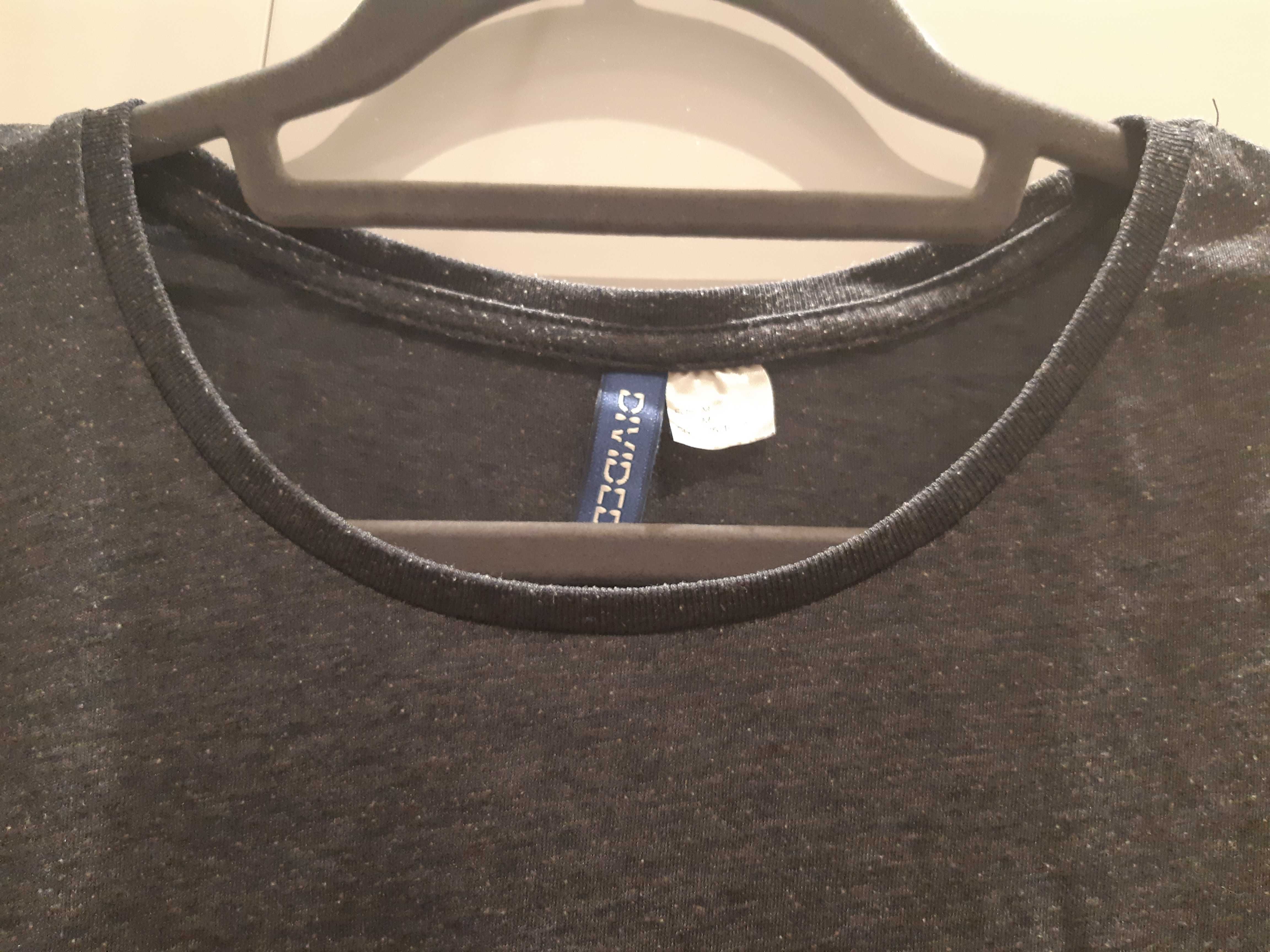 Granatowy t-shirt HM rozm. M