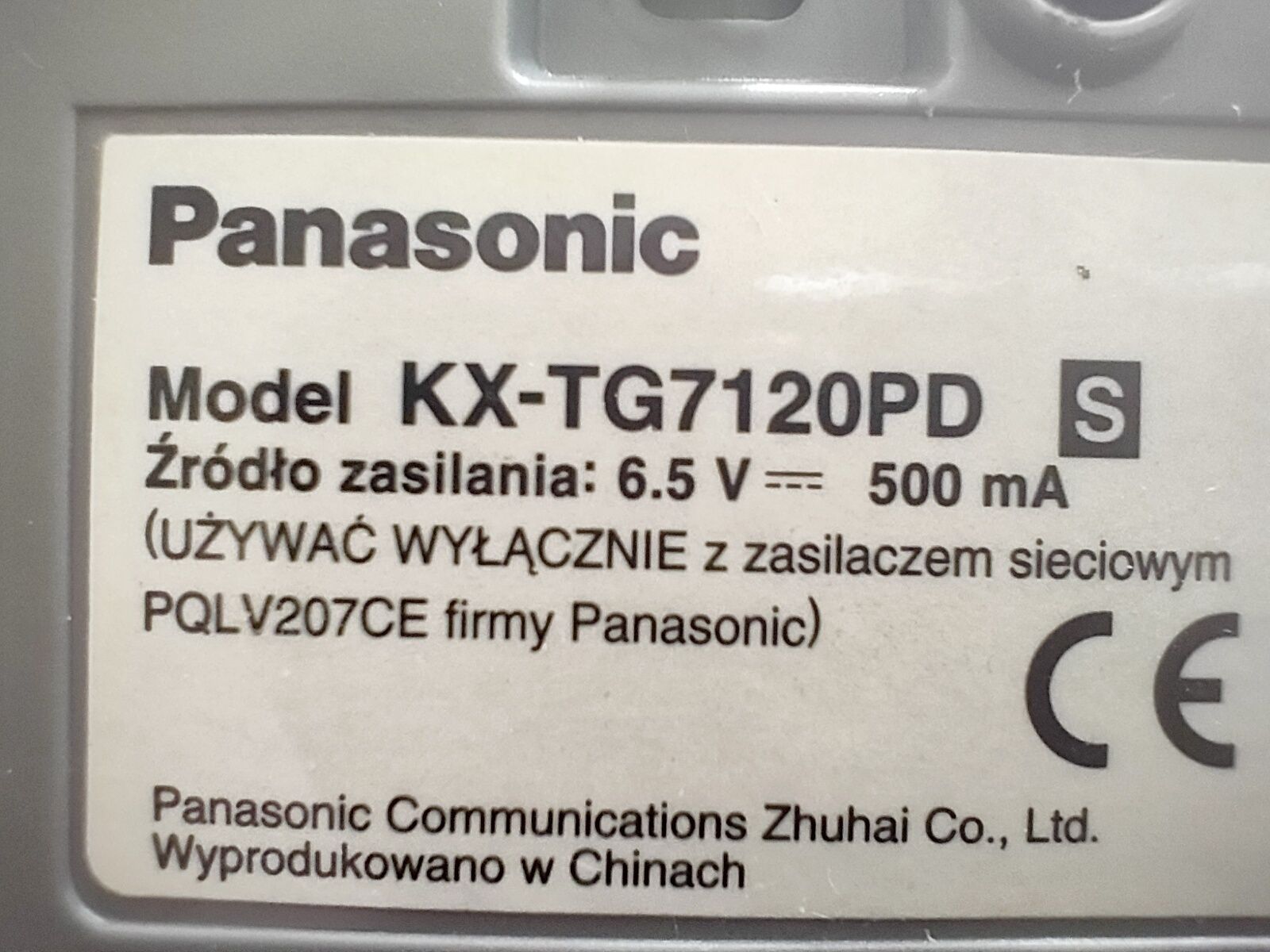 Telefon stacjonarny Panasonic z sekretarką