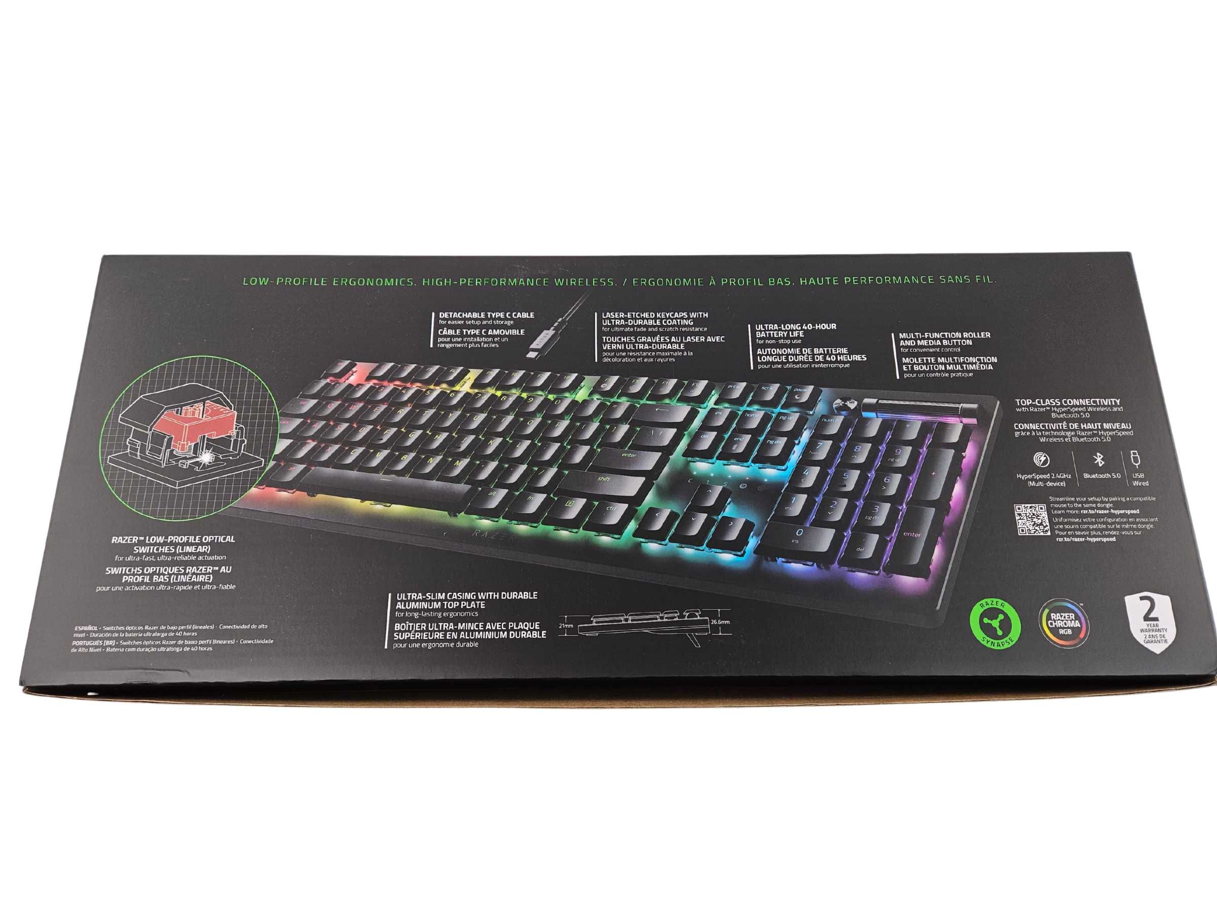 Клавіатура бездротова Razer DeathStalker V2 Pro