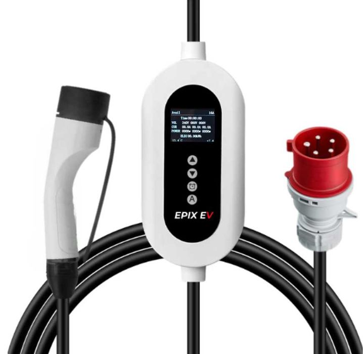 Ładowarka do Samochodu Elektrycznego EV 11kW Type 2 Siła CEE 16A EV 5m