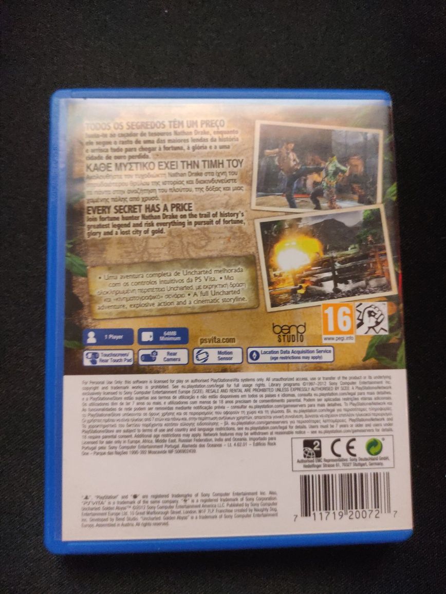 Uncharted Golden Abyss PlayStation Vita