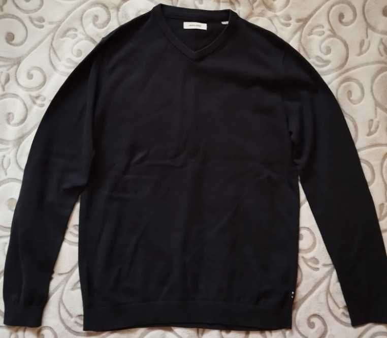 Sweter męski w serek, klasyczny Jack & Jones Jjebasic Knit V-Neck