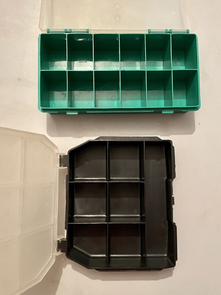 Caixas com compartimentos para parafusos modelismo