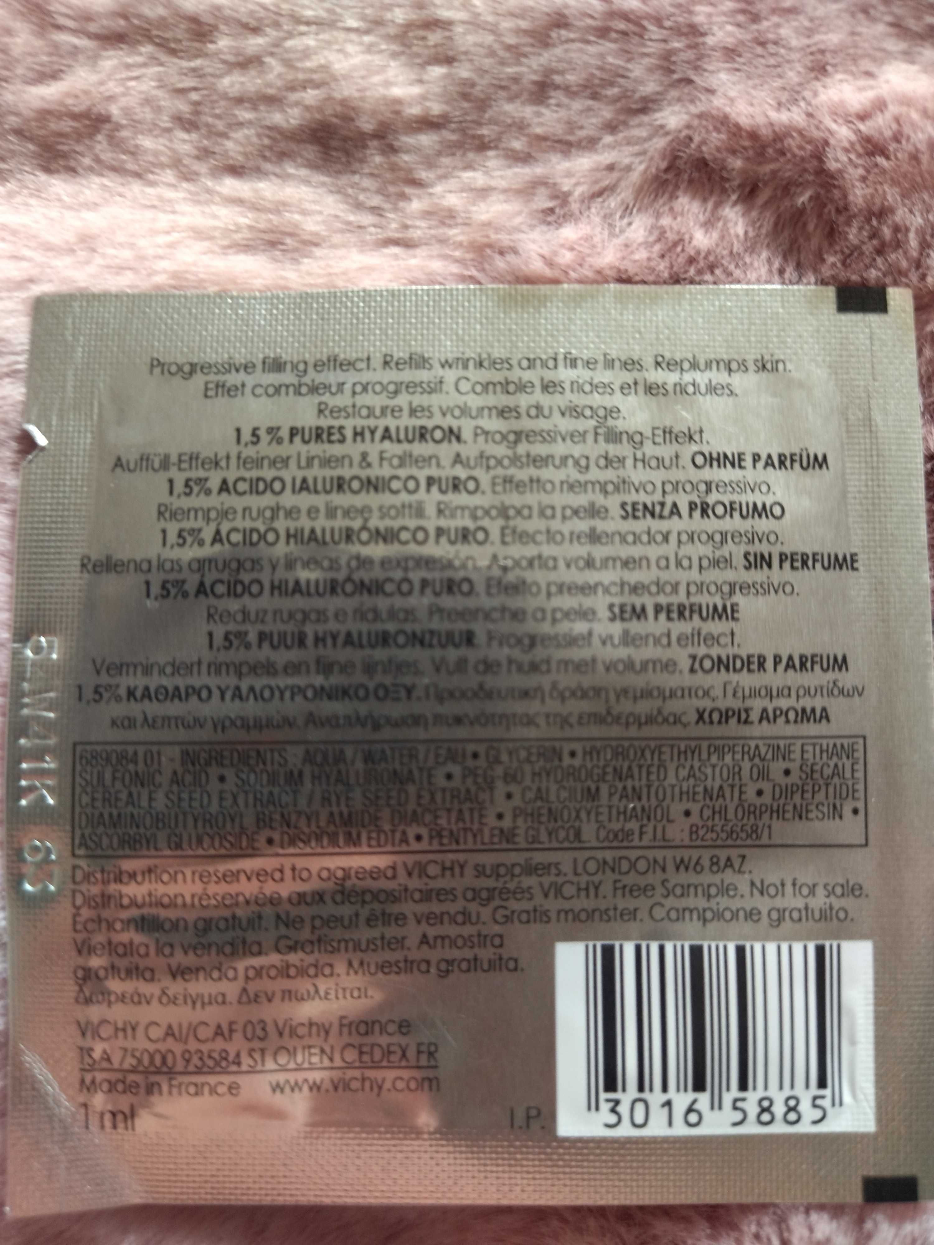 Vichy Liftactiv Supreme HA  Epidermic Filler/Serum przeciwzmarszczkowe