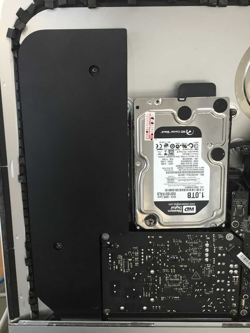 Apple iMac 27 cali, obudowa, dysk twardy HDD