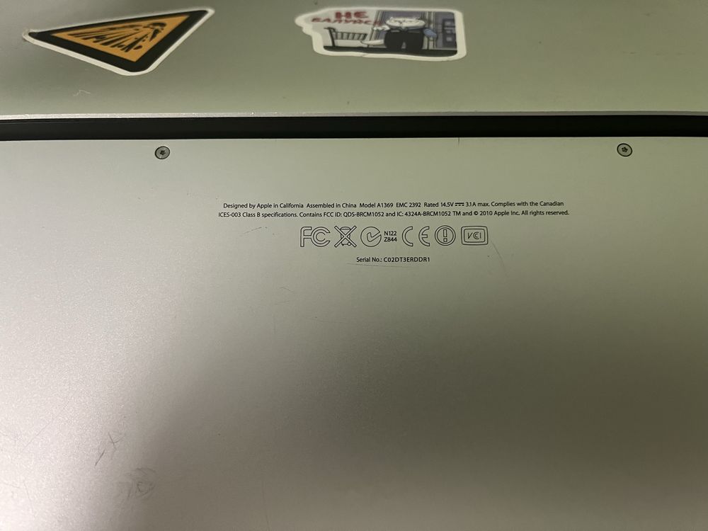 Macbook AIR A1369 2010