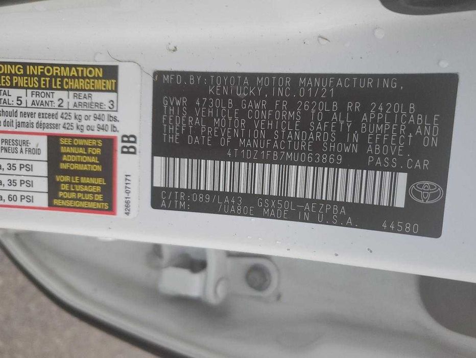 Toyota Avalon Limited 2021