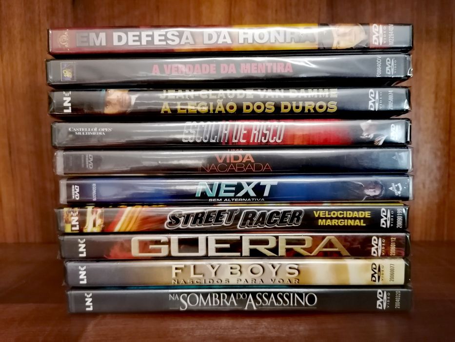 Lote de 10 DVD’s - NOVOS