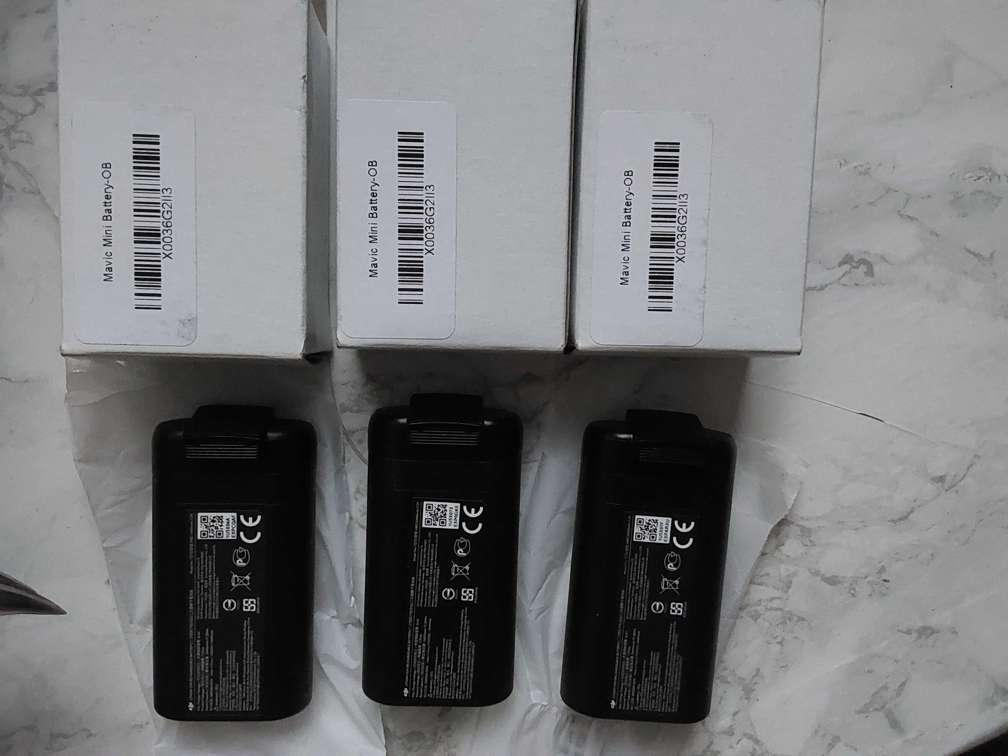 Акумулятор оригінал, (3 шт) DJI Mini 1, Mini 2, Mini SE