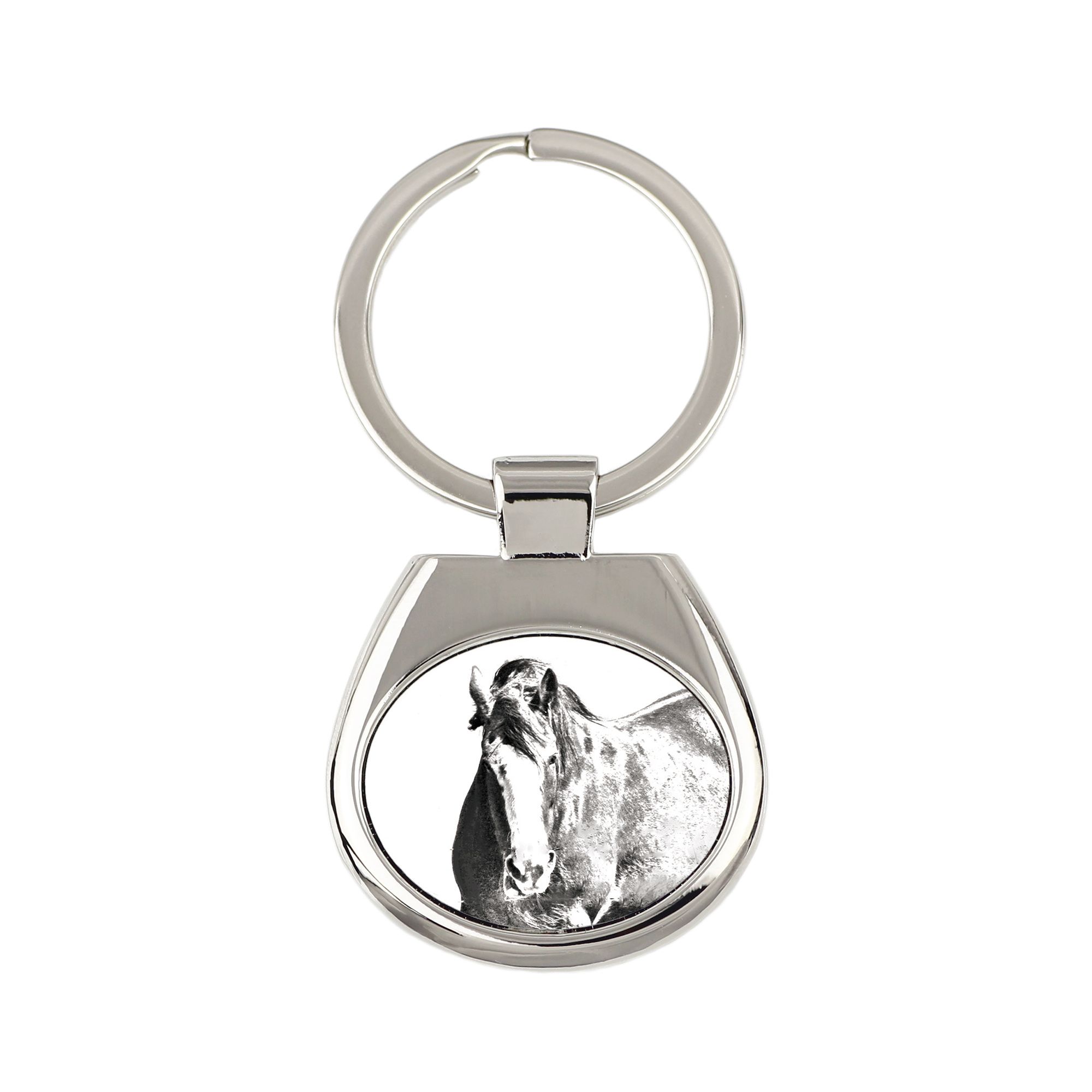 Clydesdale brelok ze zdjęciem konia Art-Dog